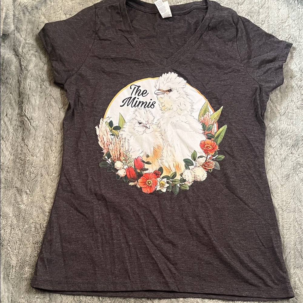 District Dark Gray Tee with Brand Tag